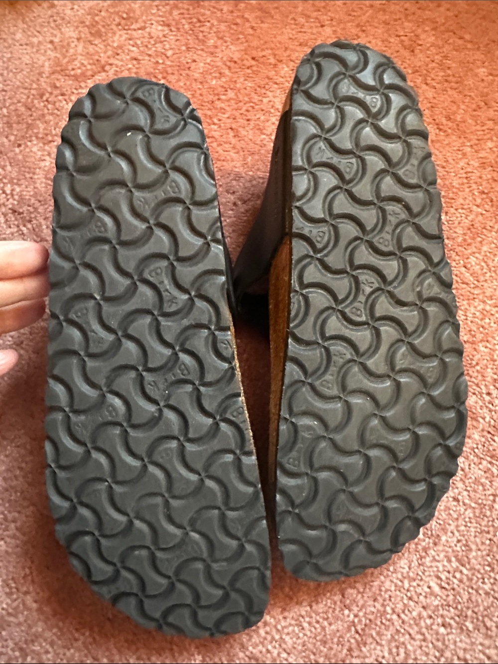 Womens Birkenstock Gizeh Sandal - Black Toe Post - Picture 7 of 14